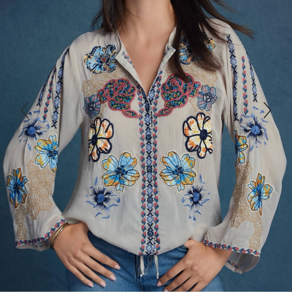 Nwt Johnny Was Dianne Blouse